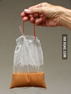 ziplock bag drink