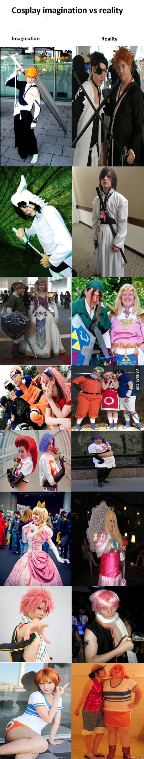 Googled Cosplay: Expectations vs. Reality. - 9GAG