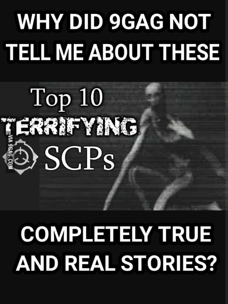 If you read title this youll be visited by SCP #967 - 9GAG