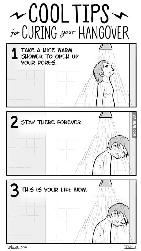 Cool Tips For Curing Your Hangover 9gag