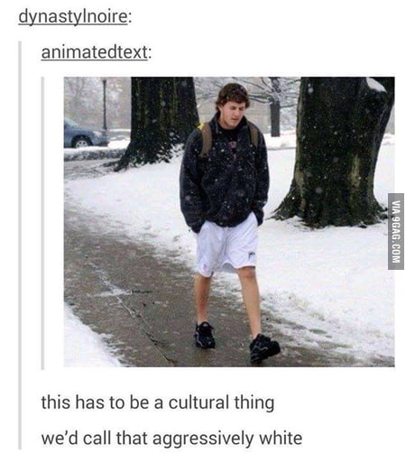 white shorts guy meme