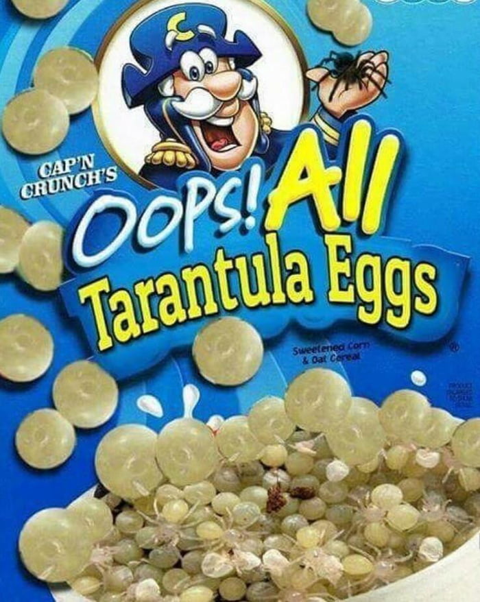 More shitty breakfast cereal.