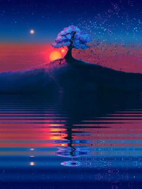 Desktop wallpaper city vibes, synthwave, big moon, silhouette, hd image,  picture, background, 90e142 | City vibe, Synthwave, Hd wallpaper