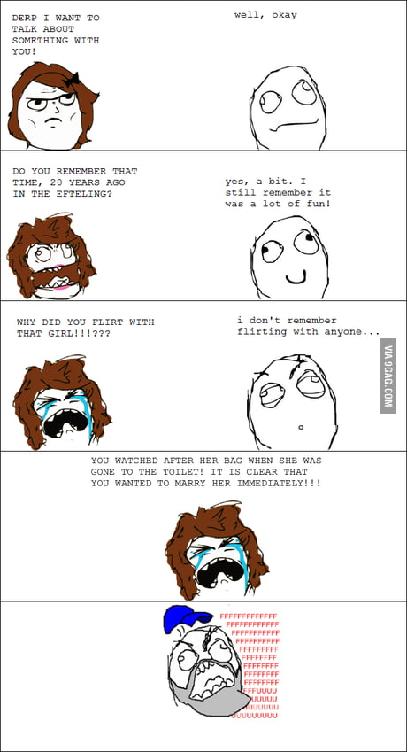 My first attempt at rage comics - 9GAG