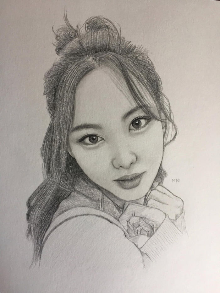Photo : Happy Nayeon Day!~ drawn using mechpencil~