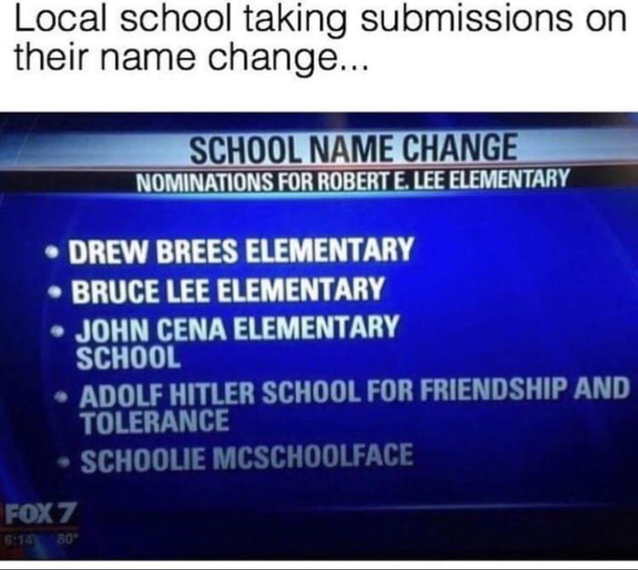 Name change for school