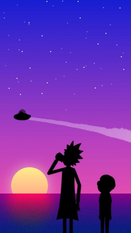 Rick & Morty iPhone wallpaper - 9GAG