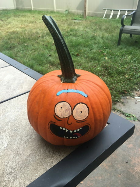 Pumpkin Rick 9gag
