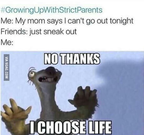 living with parents meme
