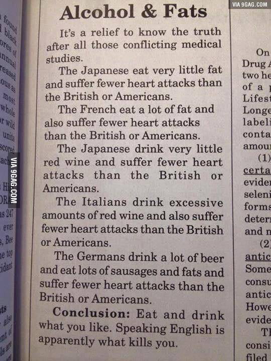 Speaking english is apparently what kills you