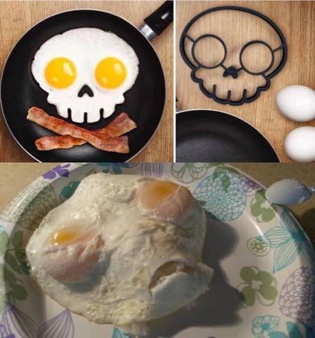 skull egg cooker