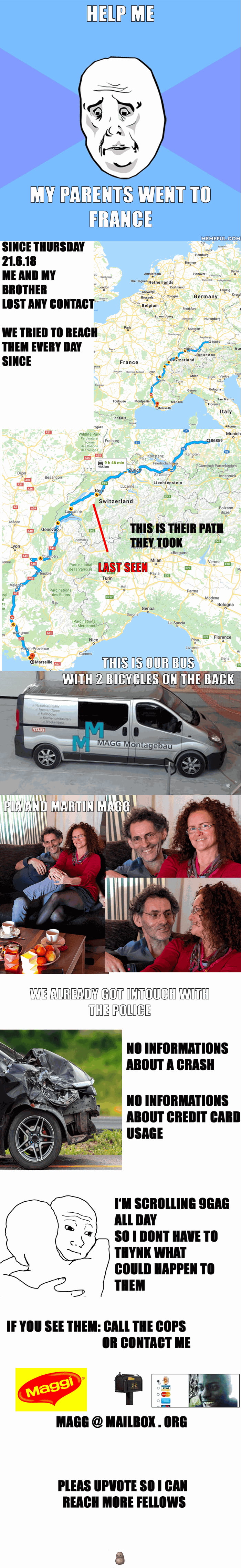 My Parents went to France 9GAG