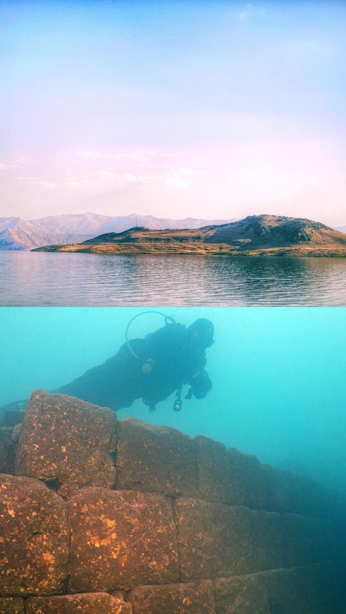 In 2017, a 3,000 year old fortress was found in the depths of Lake Van