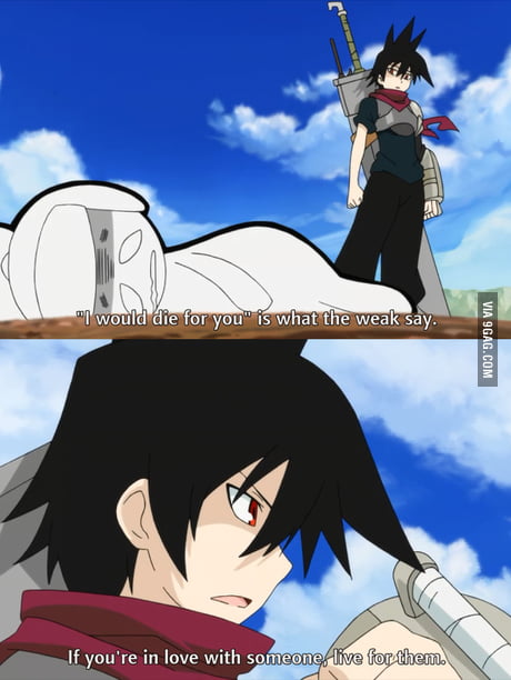 Not Some Nice Quote You Expect from a Comedy Anime - 9GAG