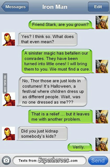 Superhero Chat 9gag