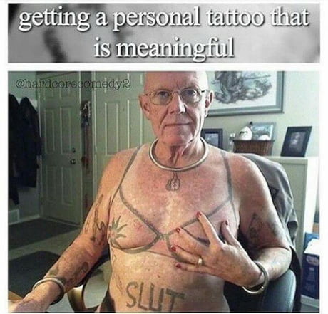 old men with tattoos meme