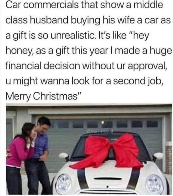 Car commercials are something else