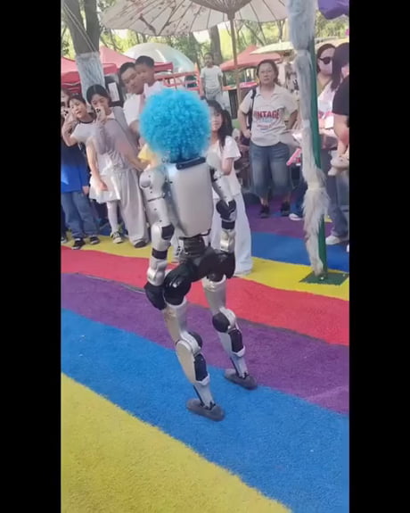 Robot Kicks a Child