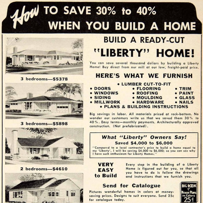 JUST LEARNED YOU COULD ORDER HOUSES FROM A SEARS CATALOG IN THE 50S 9GAG