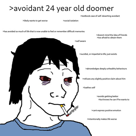 Doomer Wojak is literally me