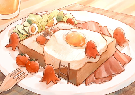 Kawaii Brown Bear Anime Breakfast Ceramic Bowl with with Lid Spoon Cartoon  Home Yogurt Oatmeal Salad Rice Soup Bowls Tableware - AliExpress