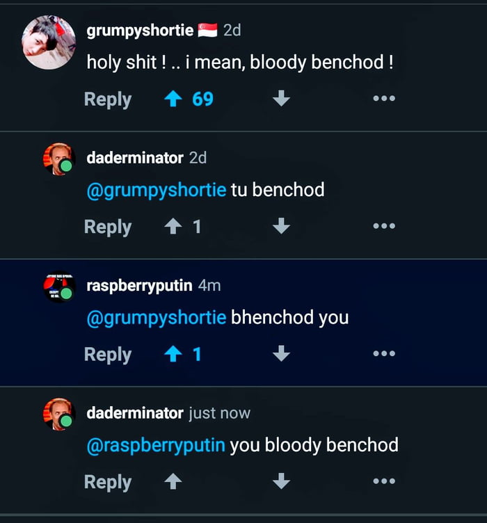 Benchodian brings us together - 9GAG