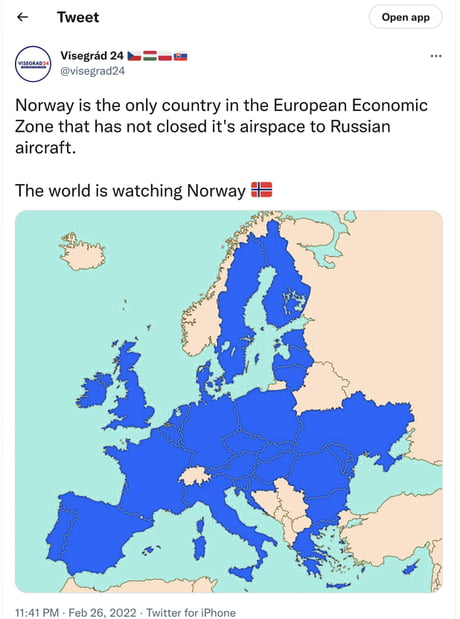 Countries are rapidly closing their airspace to Russia. Come on