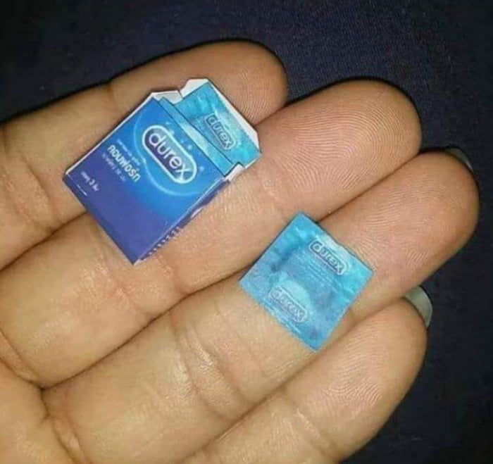 Smallest condom ever 9GAG