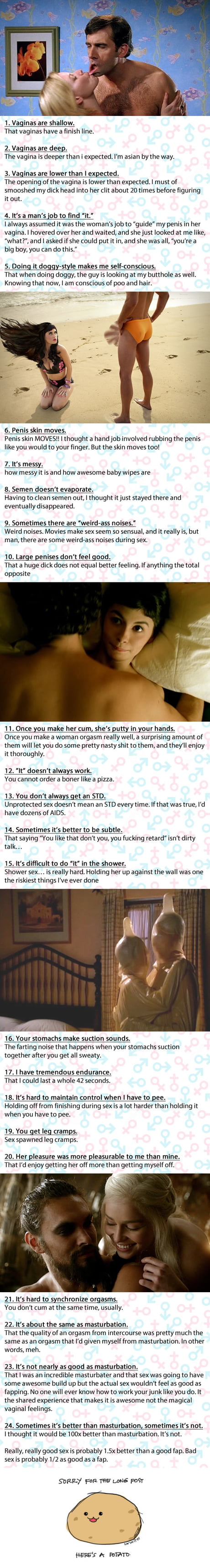 24 Honest Things We Learned About Sex While Having Sex - 9GAG