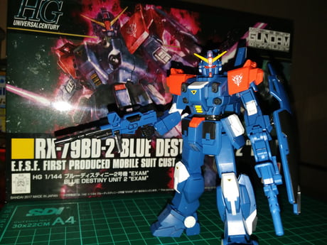 Rx 79bd 2 Blue Destiny Gundam Unit 2 Exam 9gag