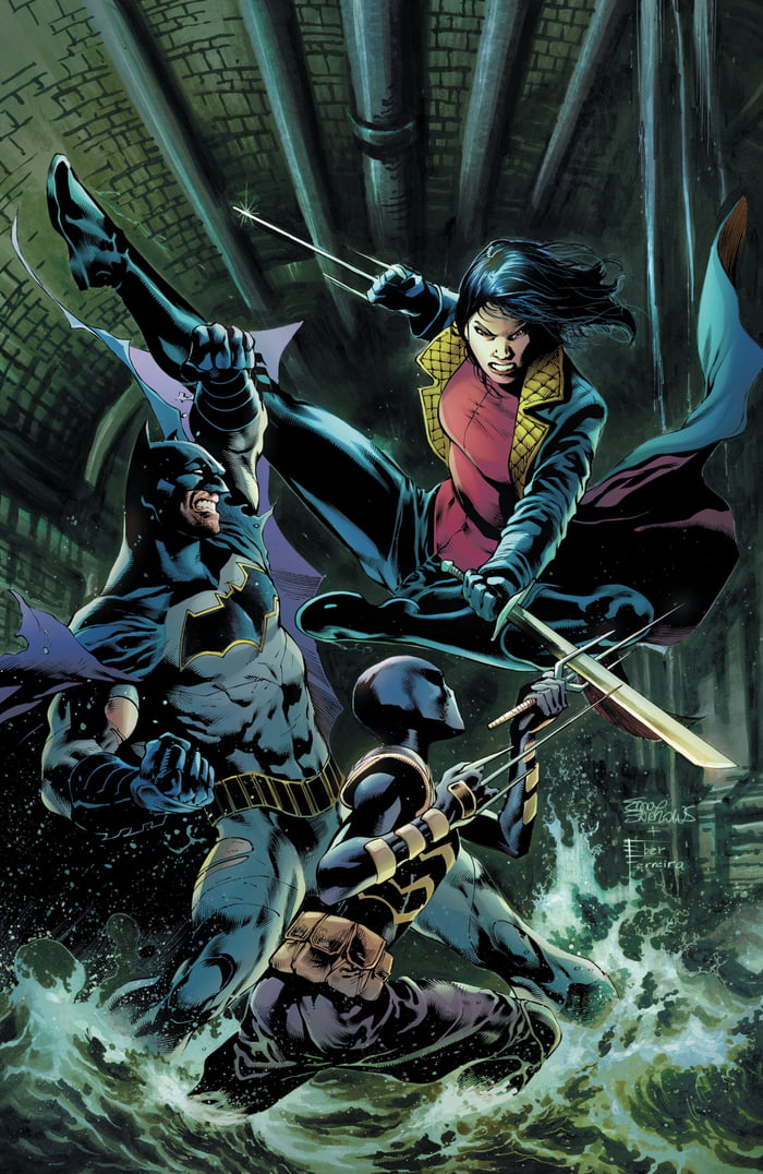 Batman And Orphan Vs Lady Shiva Detective Comics 956 Cover 9gag 