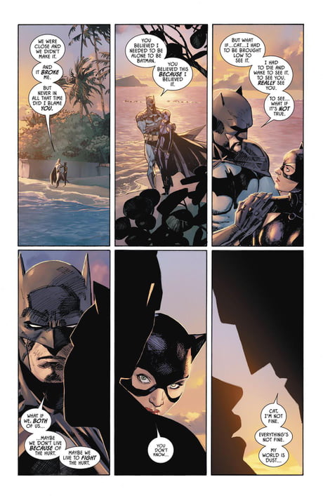 Batman #78 - writing by Tom King, art by Clay Mann. - 9GAG