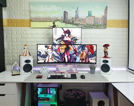 Animated Retro Anime Setup Pc Twitch Package Cute Twitch - Etsy