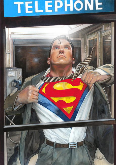 Superman Telephone Booth