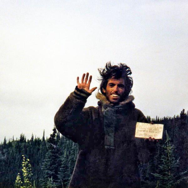 Adventurer Chris McCandless, days before his death by starvation in the ...