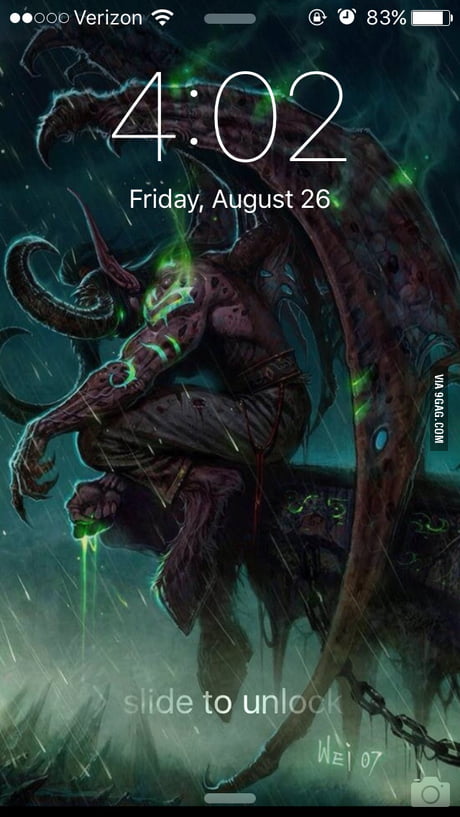 To whoever made this, thank you for the sick Phone wallpaper. #Legion - 9GAG