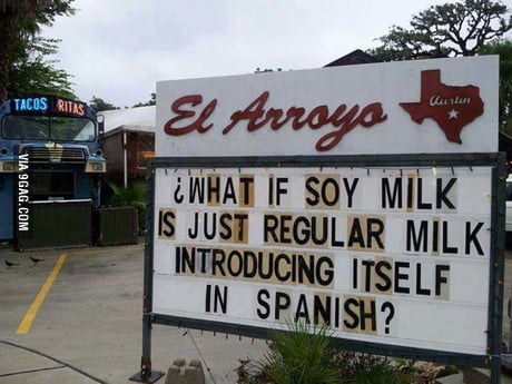 Hola yo soy milk. - 9GAG