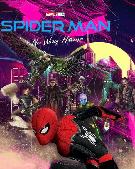 spiderman no way home poster