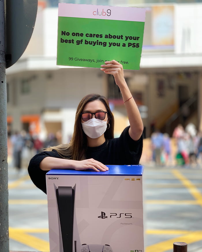 You can get one, even you are single. Win a PS5 from Club9!