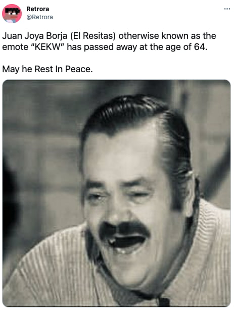 Juan Joya Borja From The Spanish Laughing Guy Meme Has Died - 9GAG