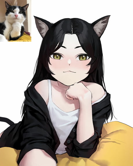 Day 10 of Quarantine: Uncanny anime cat girl - 9GAG