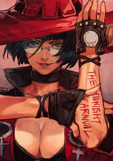 I No Made It Into Guilty Gear Strive Enjoy This Fanart Of The Crimson Witch With The Electric Guitar 9gag