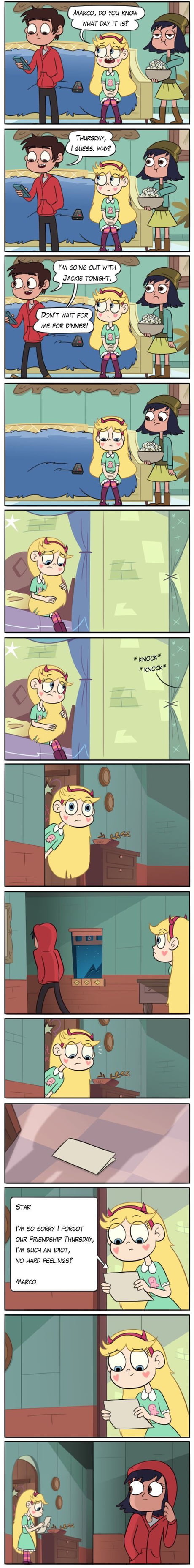 Star vs the forces of evil comic between friends