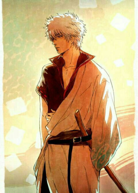 Download 2560x1600 gintama, sakata gintoki, rain, anime Wallpapers