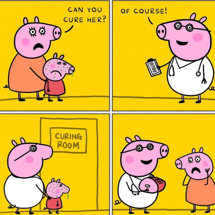 Peppa is cured