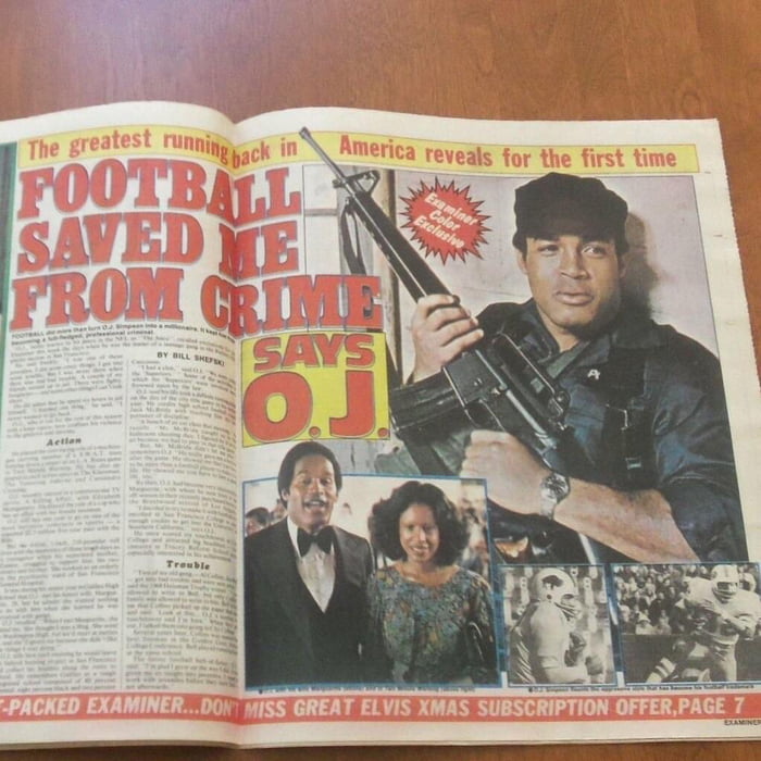 Football saved him from crime until june 12th 1994 9gag