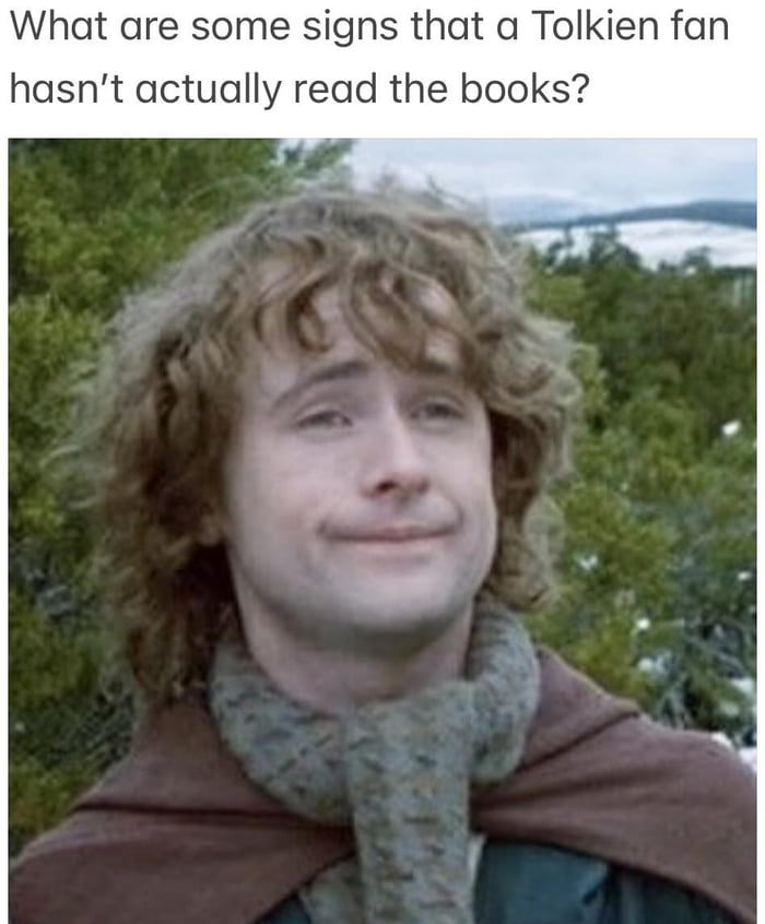 *using Pippin because he wouldn’t have read them 9GAG