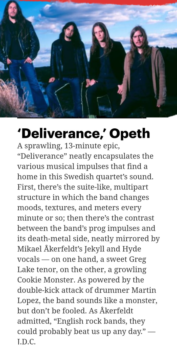 Good Job Boys Rolling Stone Recognized Deliverance As One Of The Top good-job-boys-rolling-stone-recognized-deliverance-as-one-of-the-top