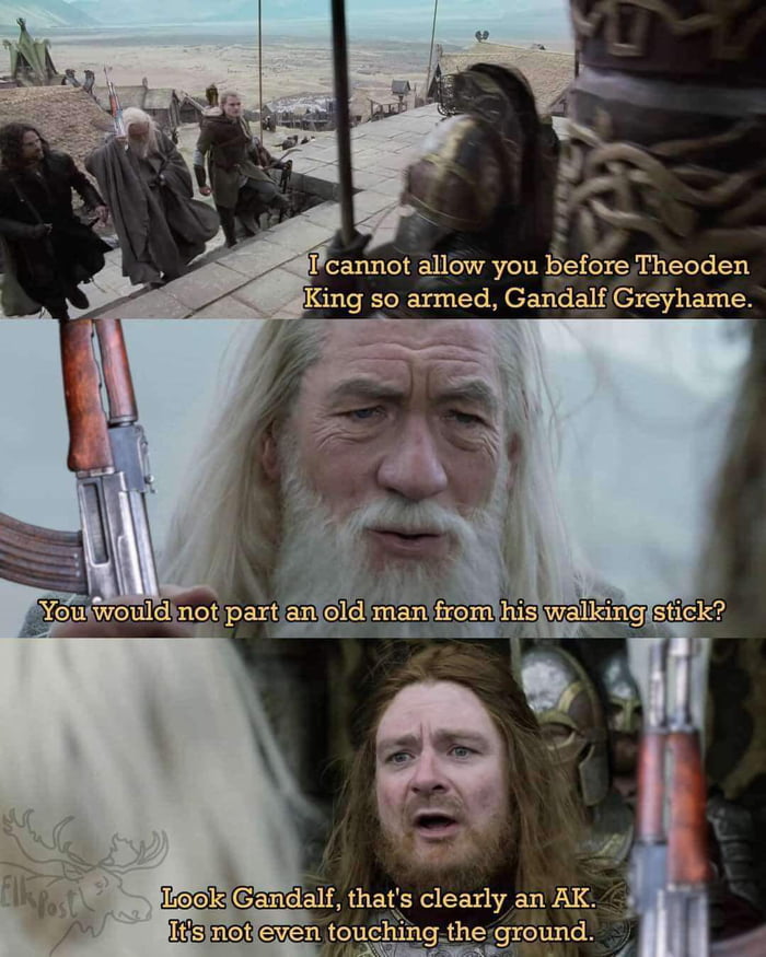 Posting star wars and lotr memes just for fun and to cheer you up - 9GAG