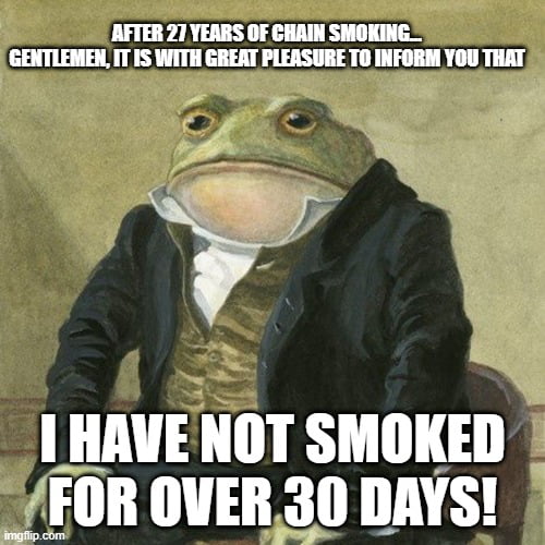 Smoke Free at 43!